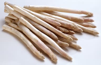 Botte d'asperges blanches