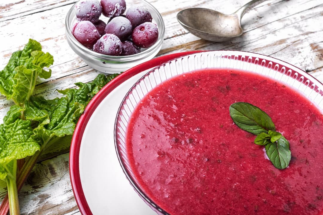 Soupe aux cerises