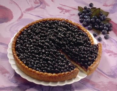 Tarte aux myrtilles