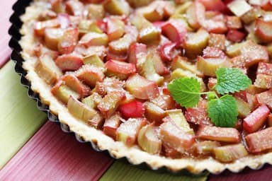 Tarte à la rhubarbe